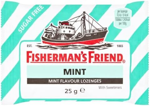 Fisherman's Friend Mint Lozenges, 25g Sachet (Pack of 3)
