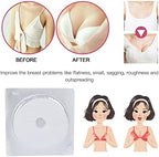 Breast Lift Patches, Breast Enlargement Patches Breast Enlargement Mask 4 Pieces Collagen Moisturizing Improve Sagging Breast Pads for Women