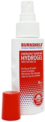 Burnshield Sterile Trauma Fire Burn Hydrogel Spray Bottle - 1.8 oz - 2 Pack
