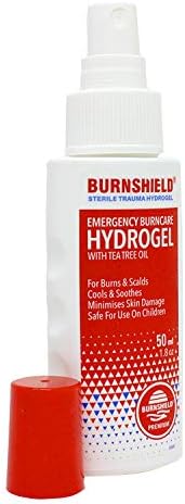 Burnshield Sterile Trauma Fire Burn Hydrogel Spray Bottle - 1.8 oz - 2 Pack