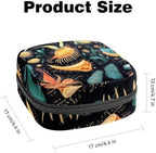 Sea Slug Sanitary Napkin Storage Bag, Tampons Collect Holder Purse, First Period Kit for Girls Women, Pad Bag for Period for School