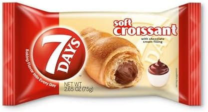 7Days Soft Croissant, Chocolate (Pack of 12)