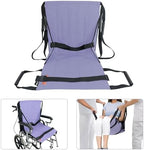 Heavy Duty Wheelchair Transfer Pad with Handles, Non-Slip Patient Transfer Board, Portable Bed to Car/Chair/Stair Lift Aid for Elderly Disabled Bedridden, Supports 220 LBS (Purple)