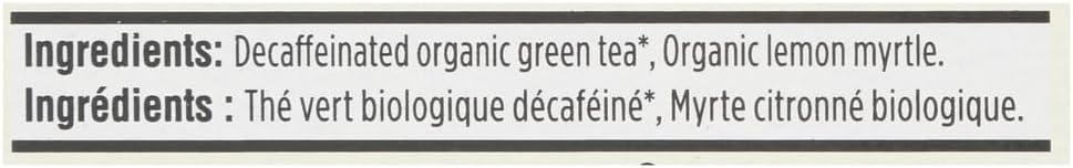 365 by Whole Foods Market, Organic Decaffeinated Green Tea with Lemon Myrtle (40 Tea Bags), 2.1 Ounce (pack of 12)