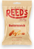 Reed’s Butterscotch Candy, 6.25oz Bag (Pack of 1) Individually Wrapped Butterscotch Hard Candy, The Hampton Candy Company