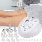 Vacuum Therapy Cupping Machine with 30 Cups and 3 Metal Gua Sha Handles for Salon SPA, Body, Back, Face Massage Care