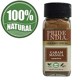 Pride of India - Garam Masala Ground – Warming Spice Blend for Variety of Non-Veg & Veg Dishes – Flavorful Mix for Curries and Pilafs - 2.2 oz. Small Dual Sifter Bottle
