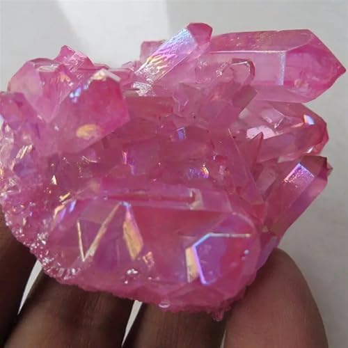 Rainbow Halo Crystal Quartz Cluster Home Furnishings Room Decoration Stone Gifts Home Decor(150-200g)