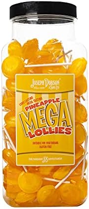 Joseph Dobson & Sons Pineapple Mega Lollies 1.99 kg
