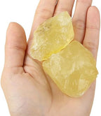 YATOJUZI Citrine 1.8-2.2" Natural Raw Stones and Healing Crystals Large Stone Rough Crystal Rocks for Tumbling Cabbing Polishing Fountain Rocks Decoration 1PCS