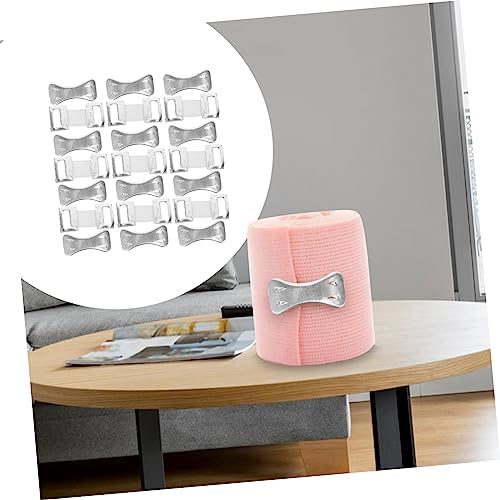 1 Set of Aluminum Buckles Fixed Clips for Bandages Fasten Holders Elastic Crepe Bandage Accessory