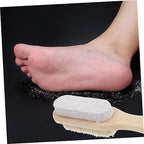 POPETPOP 2pcs Double-Sided Foot File Pumice Stone Scrubber for Men and Women Exfoliating Pedicure Tool to Remove Calluses and Dead Skin Portable Design for Spa-Like Foot Care