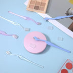 6pcs Small Eye Brow Razors For Women, Portable Mini Eyebrow Razor Trimmer, Face Razors Eyebrow Shaver For Facial Hair Lip, Shaving Removal Tool With Precision Cover