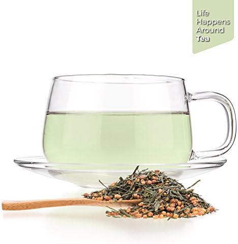 Tealyra - Gen Mai Cha Supreme - Japanese Loose Leaf Tea - Genmaicha Green Tea with Brown Roasted Rice - Caffeine Level Low - 100g (3.5-ounce)