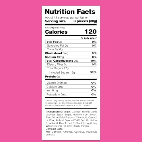 Jujube Nougat - 12 Ounce Pack - 35 Count - Nougat Candy with Fruit Jelly Pieces - Individually Wrapped Chewy Candy for Snacking, Office Bowls, Dessert Toppings, Gift Bags