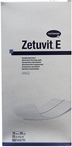 Hartmann Zetuvit E Sterile Dressings 10 x 20 cm Pack of 25