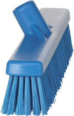 Vikan 31743 Broom,Push,Soft/Stiff,16.5",PP/PBT,Blue