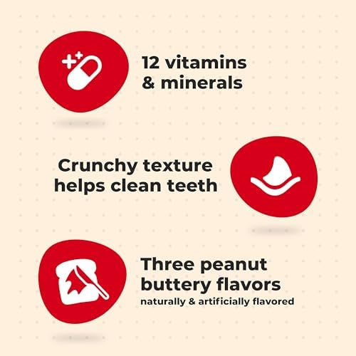 Milk-Bone Peanut Butter Flavor Naturally & Artificially Flavored Dog Biscuits - Crunchy Dog Treats - 7 Pounds (Packaging Design May Vary)