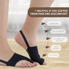 2PCS Bunion Corrector for Women & Men Big Toe Straightener - Bunions Correction Tool for - Bunion Splint with Soft Pads - Hallux Valgus Pain Relief, Breathable Fabric for Day & Night Wear