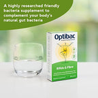 Optibac Probiotics Powder with Bifidobacteria & Fibre - 30 Sachets | 25 Billion CFU + 4 g FOS Fibre | Vegan Probiotic & Prebiotic Blend | Shelf Stable & Gluten Free | for Everyday Digestive Health