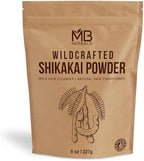 MB Herbals Shikakai Powder | 227g | 1/2 lb | 8 oz | 0.5 LB | Natural Hair Cleanser & Conditioner | 100% Pure Acacia concinna Fruit Pods Powder from Wildcrafted Shikakai