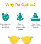 Ra Optics Daylight Lenses - Blue Light Glasses Supercharge Energy Levels and More - Glasses for Men and Women