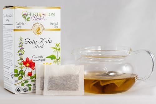 Celebration Herbals Organic Gotu Kola Tea Bags 24 Count
