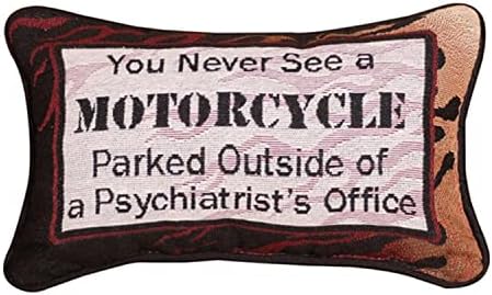 You Never See A Motorcycle.. Word Pillow