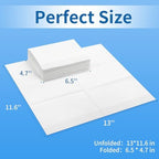 Disposable Fold Napkins, 13"x11.6" 1-Ply 1500 Count Paper Dinner Napkins, White Napkins Bulk for Restaurants and Cafes