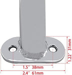 ISURE MARINE 2PCS 316 Stainless Steel 9 inch Boat Grab Handle Marine Handrail for Marine Yacht RV