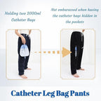 Catheter Leg Bag Pants, Urine Bag Holder Pants for Men/Women