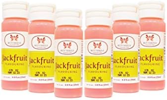 Butterfly Flavoring Extract Paste, Jackfruit, 25 ml (Pack of 6) — Exotic Tropical Fruit Flavoring for Baking, Desserts, Drinks, Pastries, Ice Cream, Custards, and Beverages