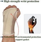 Wrist Brace for Carpal Tunnel Relief Night Support, Hand Brace with 2 Stays for Women Men, Adjustable Wrist Support Splint for Right Left Hands for Tendonitis, Arthritis, Sprains