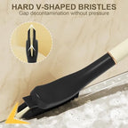 Crevice Cleaning Brush, Hard Bristle Grout Brush Gap Cleaner Tool for Tight Groove Spaces, Kitchen, Bathroom, Sliding Shower Door, Faucets Corners, Tiles, Sink and Windows Track