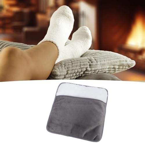 Heated Foot Warmer,USB Winter Warm Heating Foot Pad,Electric Feet Warmer Fast Heating Pad,Cosy Cotton Electric Feet Cushion,for Bed Under Desk Office Home Xmas