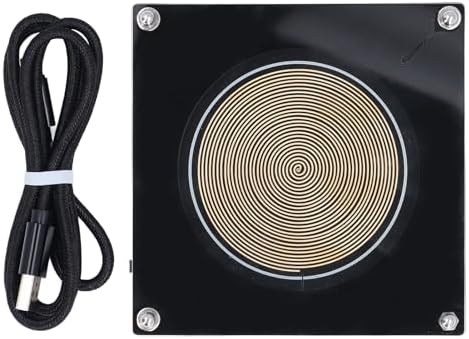Resonance Generator, 7.83Hz Ultra Low Frequency Pulse Generator with Precise Resonance for Sleep Improvement and Relaxation, Portable Design with LED Indicator 16.5x13x3.5cm