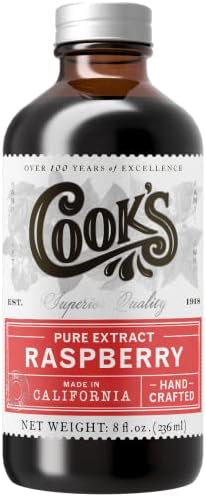 Cook's Pure Red Raspberry Extract 8 oz