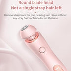Silkglide Pro - 2024 Best Silk Glide Razor, Silk Glide Epilator Painless Hair Removal at Home, 2 in 1 Electric Shaver Razors for Women, Wet & Dry (Pink)