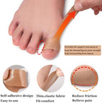 Thumb Brace Liner (40 PCS), Self Adhesive Thumb Tape Thumb Wraps for Arthritis Pain Relief, Tendonitis, Sprains, CMC Joint, Light Support, Thumb Protector Bandages for Sport Support Housework (Beige)