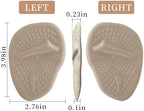 VRUIFA Ball of Foot Cushions, Metatarsal Pads for Women, High Heels Comfort Pads, Shoe Support for Metatarsalgia Pain Relie, 2 Pairs