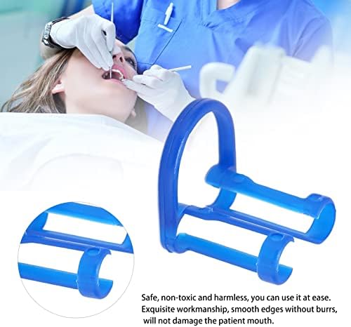 Dioche 100Pcs Cotton Roll Holder Clip Mouth Supplies Denture Tool Mini Fashion Compact Comfortable Home DIY Thanksgiving Christmas Elderly
