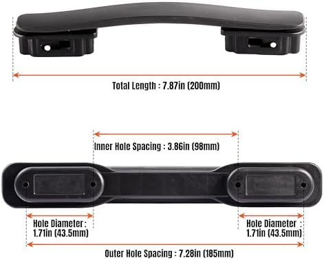 Luggage Handle 200mm Durable Spare Replacement Luggage Grip Carry Strap (HR-01N)