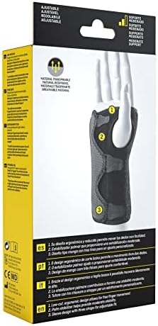 FUTURO Comfort Stabilizing Wrist Brace, Helps Support Sprains, Strains, and Symptoms of Carpal Tunnel Syndrome, One Size