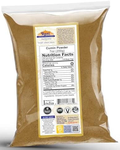 Rani Cumin (Jeera) Powder Spice 7oz (200g) ~ All Natural | Vegan | Gluten Friendly | NON-GMO | Kosher | Indian Origin