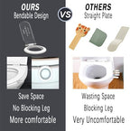Toilet Lid Lifter, Toilet Seat Lifter Toilet Seat Handle Lifter Toilet Cover Lifter,Avoid Touching Toilet Cover Handle,2 PCS White.