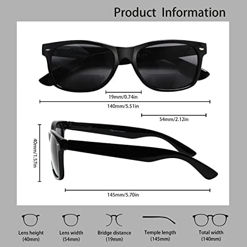 4 Pack Bifocal Reading Glasses Grey Lens Spring Hinge Outdoor Sunglasses Fashion Bifocal Sun Readers for Men Women + 2.75