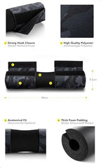 Fitgriff® Barbell Hip Thrust Pad for Squats, Lunges & Glute Bridges – Weightlifting Cushion for Neck & Shoulder Protection – Fits Olympic & Standard Bars