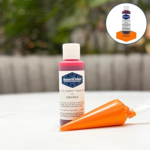 Americolor Soft Gel Paste Food Color, 4.5-Ounce, Orange