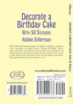 Decorate a Birthday Cake: With 50 Stickers (Dover Little Activity Books: Holidays & Celebrations)