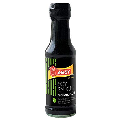 Amoy Reduced Salt Soy Sauce - 150ml - Pack of 4